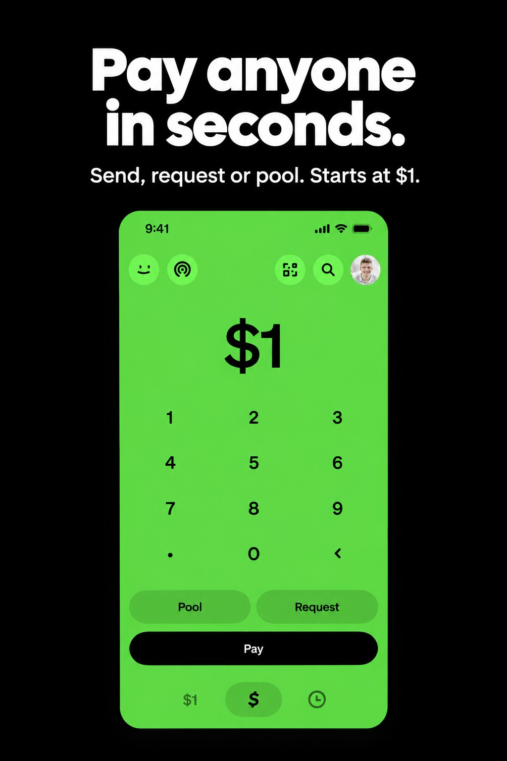 A payments app ad for Cash App