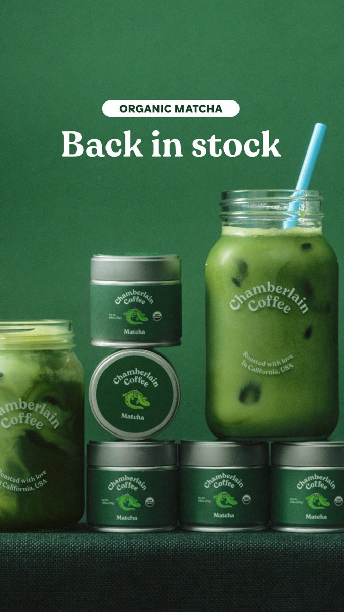 Chamberlain Coffee Meta ad, running 35 days